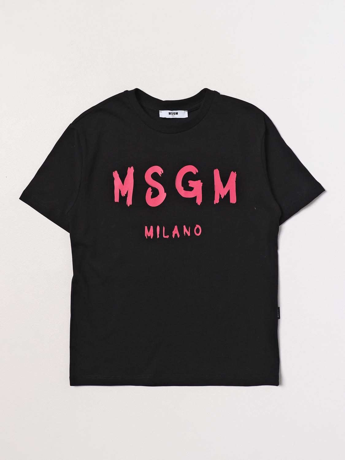 MSGM KIDS CAMISETA: Camiseta niños MSGM Kids, Negro - Img 1