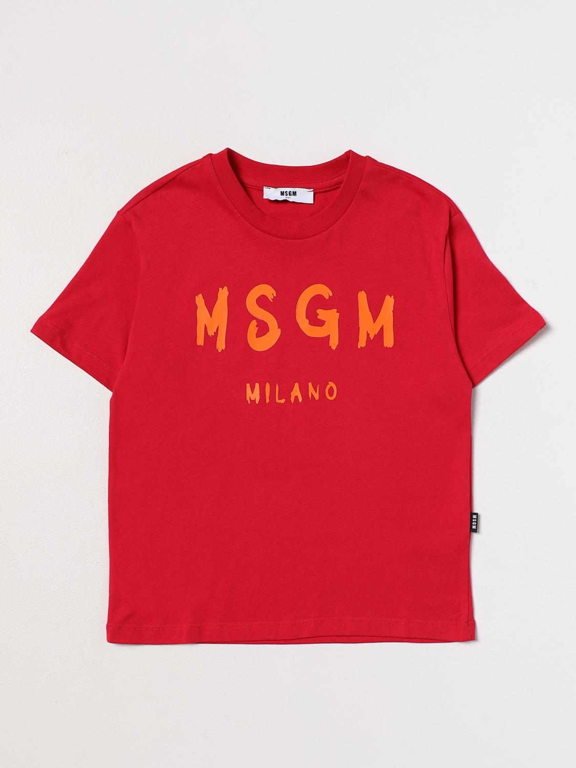 MSGM KIDS T-SHIRT: T-shirt kinder MSGM Kids, Fuchsia - Img 1