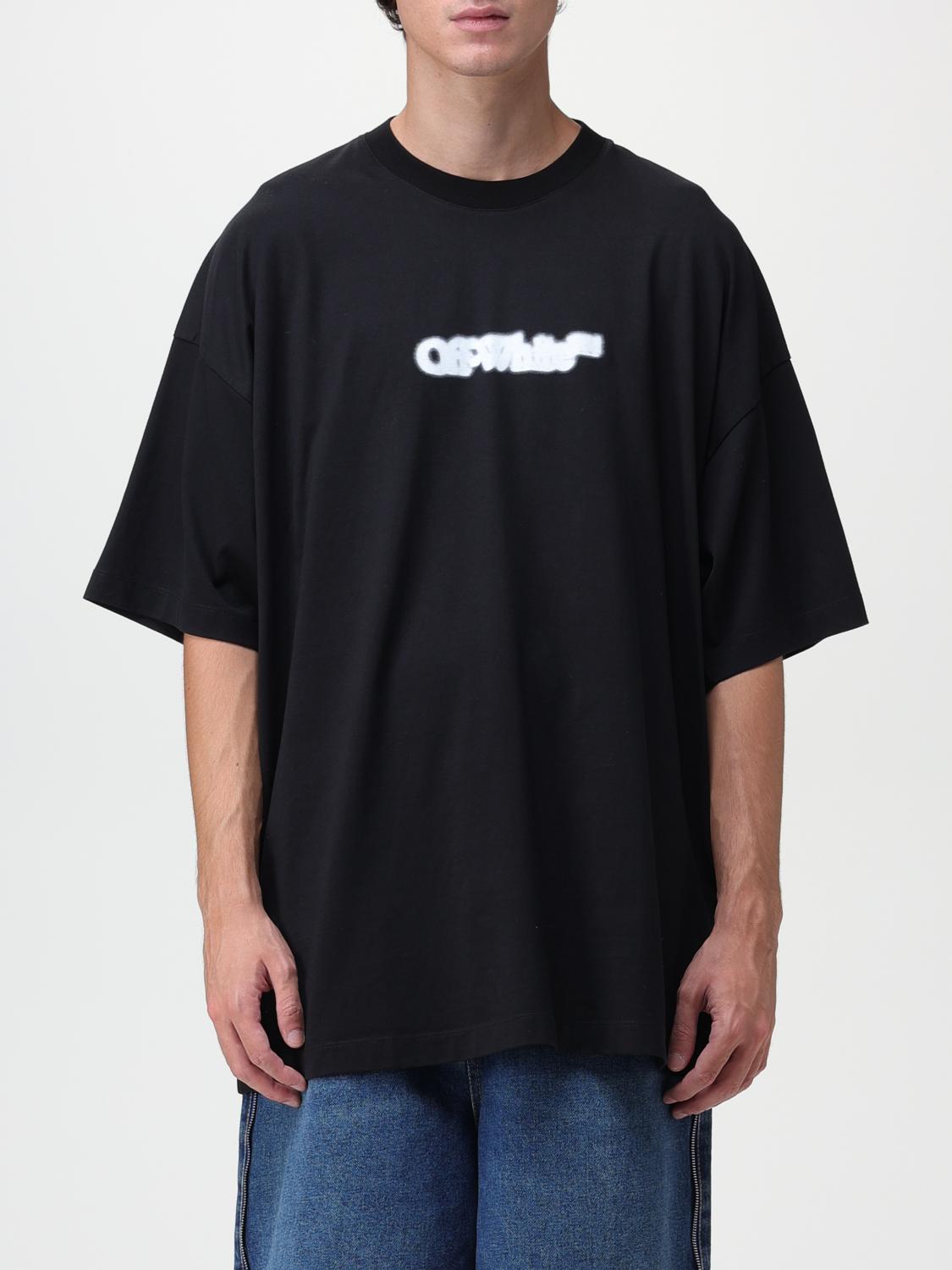 Tシャツ・カットソー OFF WHITE Men T Shirts OMAA161S24JER0051001 Black Off-White ロゴ Tシャツ | ブラック | FARFETCH JP