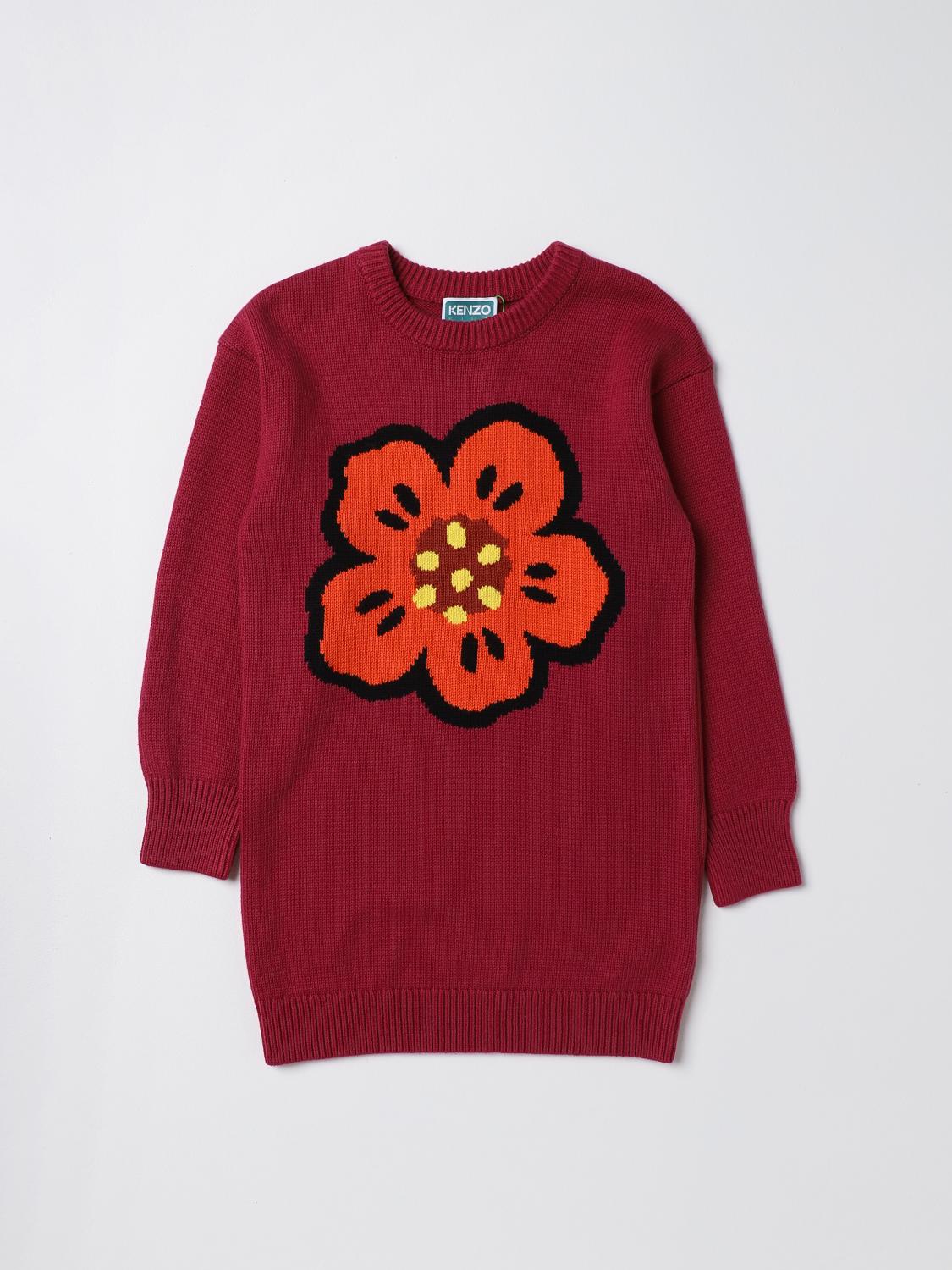 KENZO KIDS DRESS: Dress kids Kenzo Kids, Burgundy - Img 1