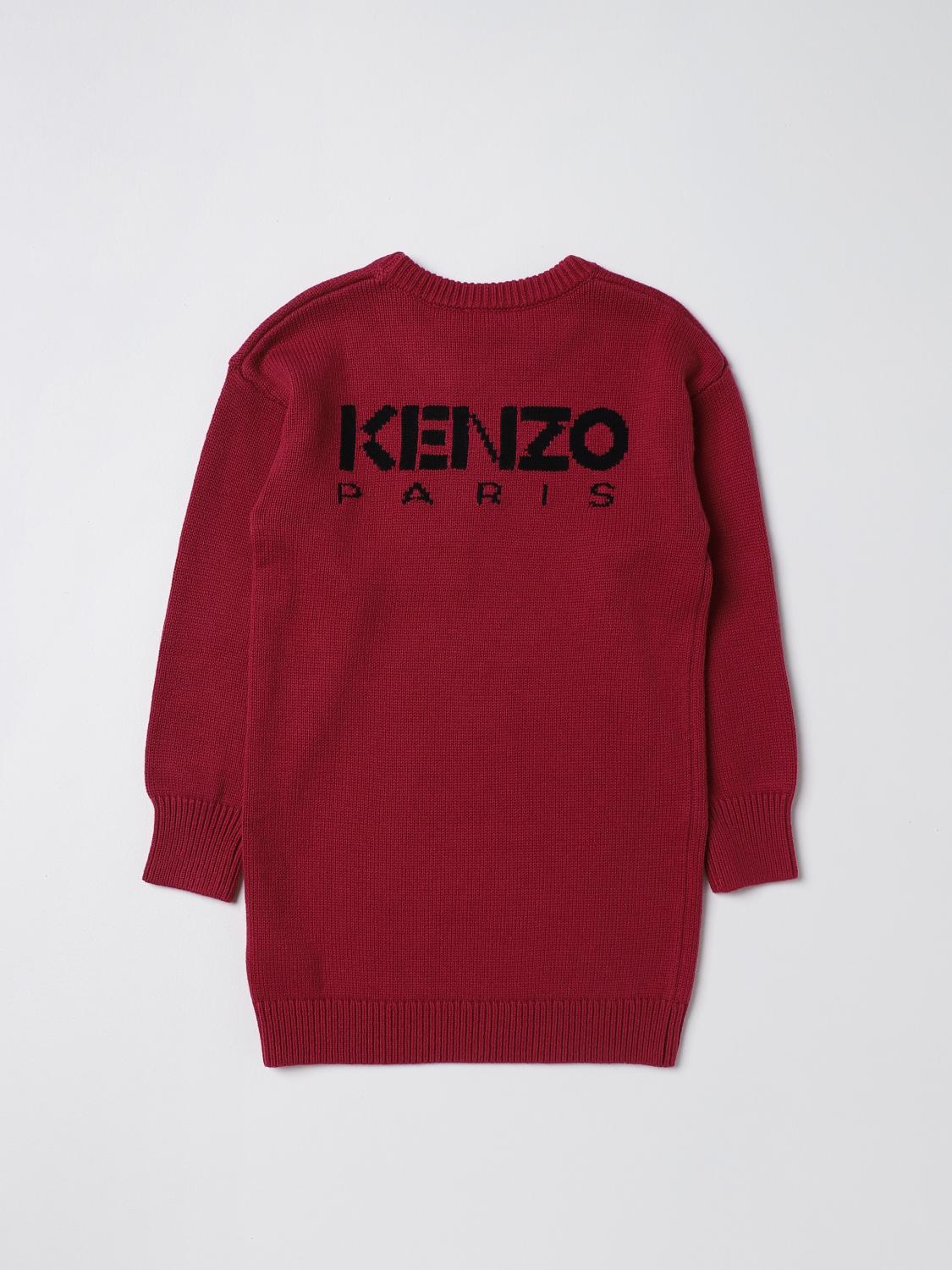 KENZO KIDS DRESS: Dress kids Kenzo Kids, Burgundy - Img 2