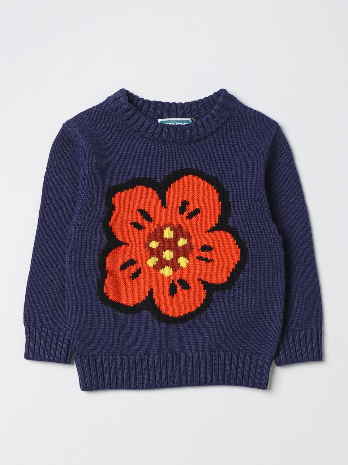 KENZO KIDS 스웨터: 스웨터 남아 Kenzo Kids, 블루 - Img 1