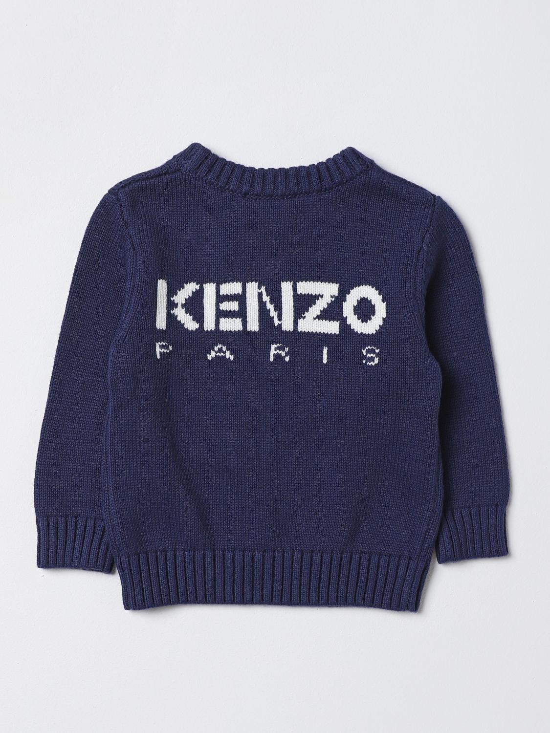 KENZO KIDS JERSEY: Jersey niños Kenzo Kids, Azul Oscuro - Img 2