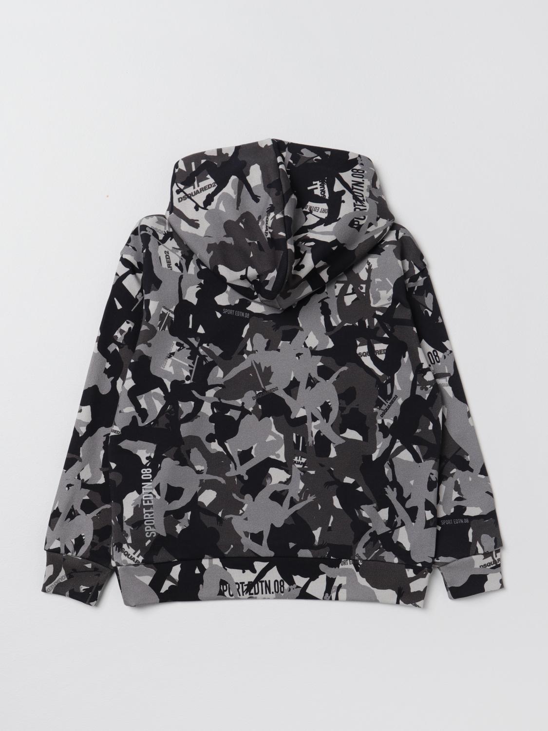 DSQUARED2 SWEATER: Sweater kids Dsquared2 Junior, Black - Img 2