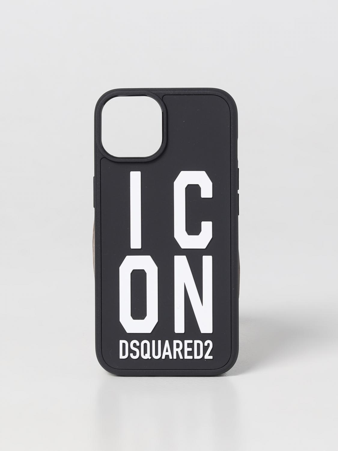 DSQUARED2 TECH ACCESSORIES: 케이스 남성 Dsquared2, 블랙 - Img 1