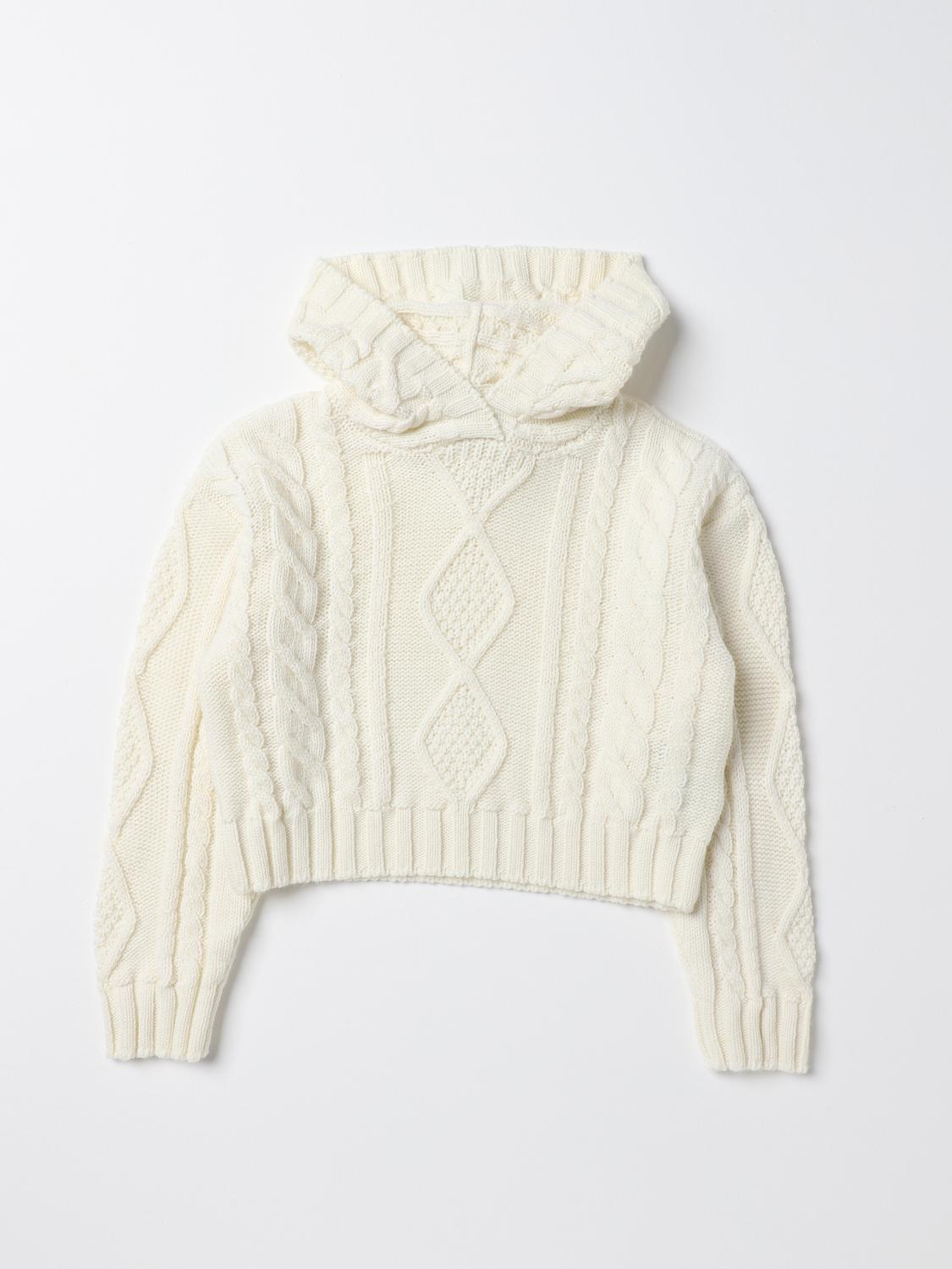 MSGM KIDS PULLOVER: Pullover kinder MSGM Kids, Beige - Img 1