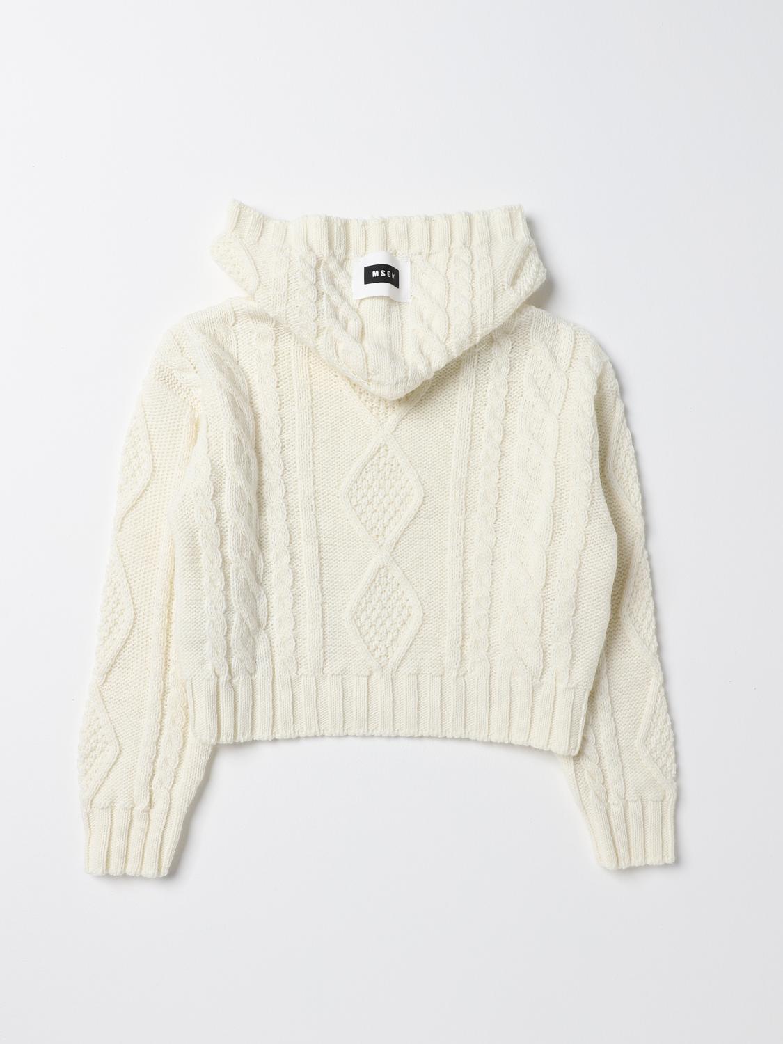 MSGM KIDS PULLOVER: Pullover kinder MSGM Kids, Beige - Img 2