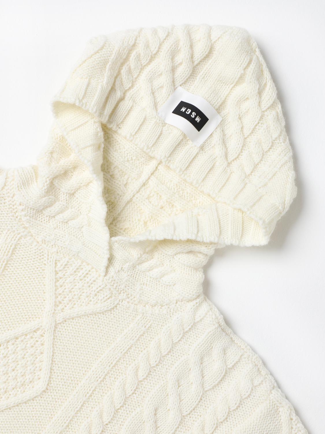 MSGM KIDS PULLOVER: Pullover kinder MSGM Kids, Beige - Img 3