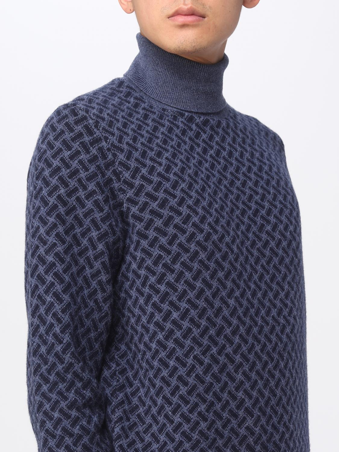 DRUMOHR JERSEY: Sudadera hombre Drumohr, Azul Oscuro - Img 3