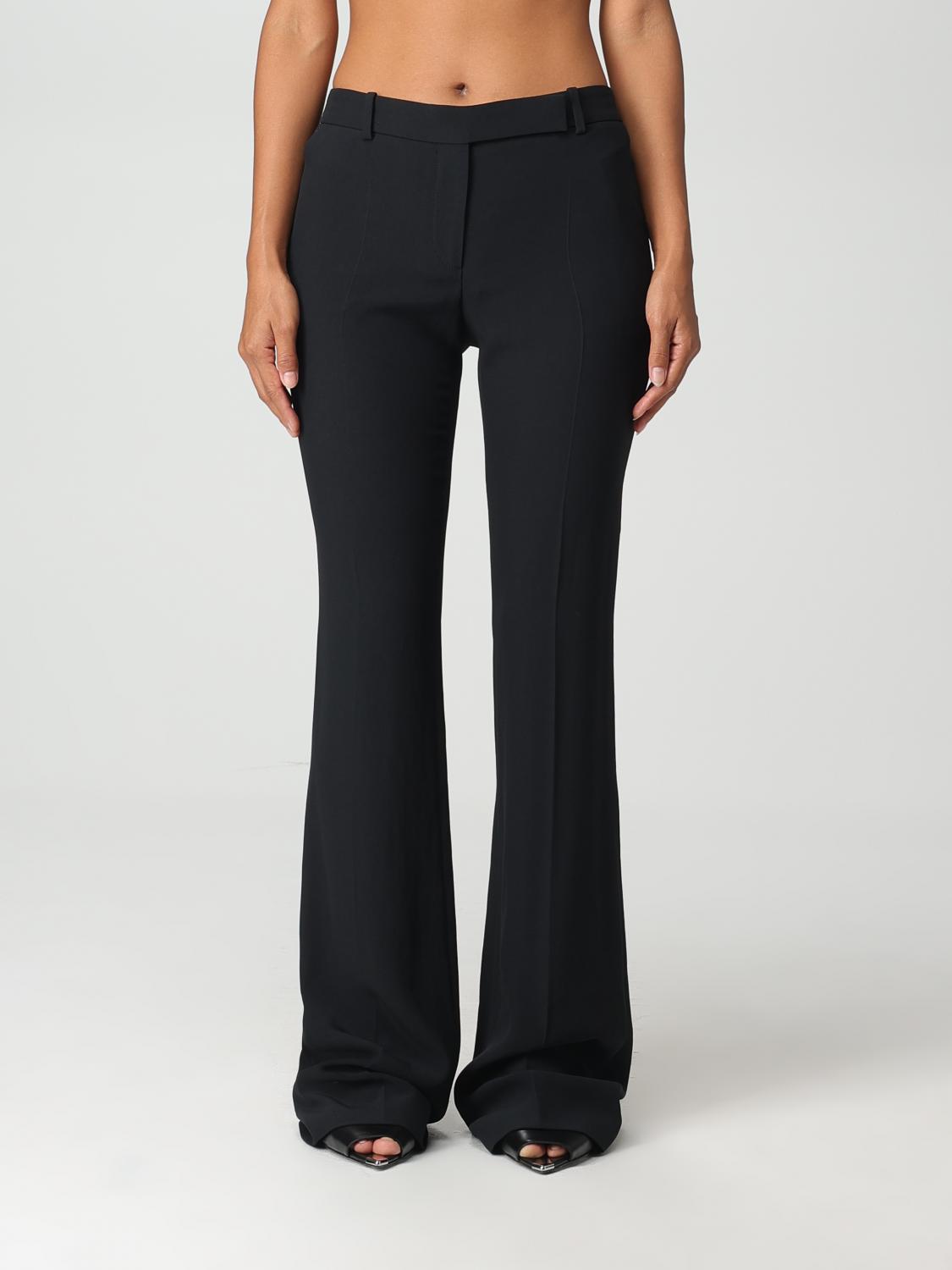 パンツ MCQUEEN BLACK VISCOSE PANTS ALEXANDER MCQUEEN: viscose pants - Black | Alexander McQueen