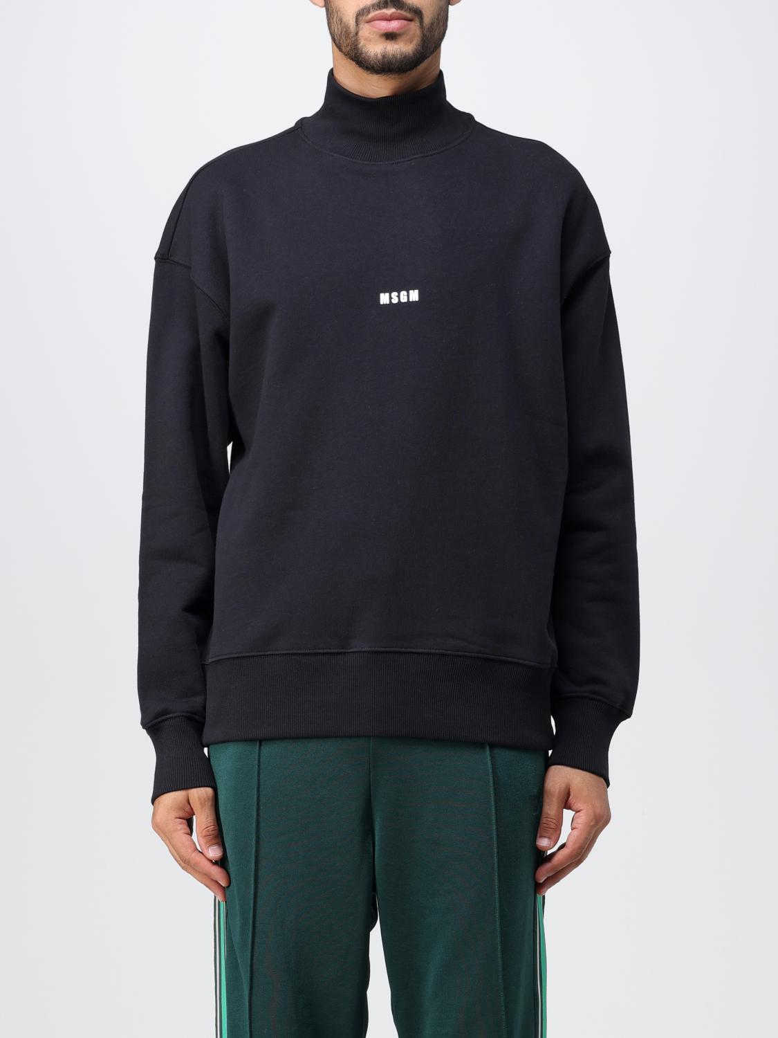 msgm - Man - Black - Sweatshirt main image 0