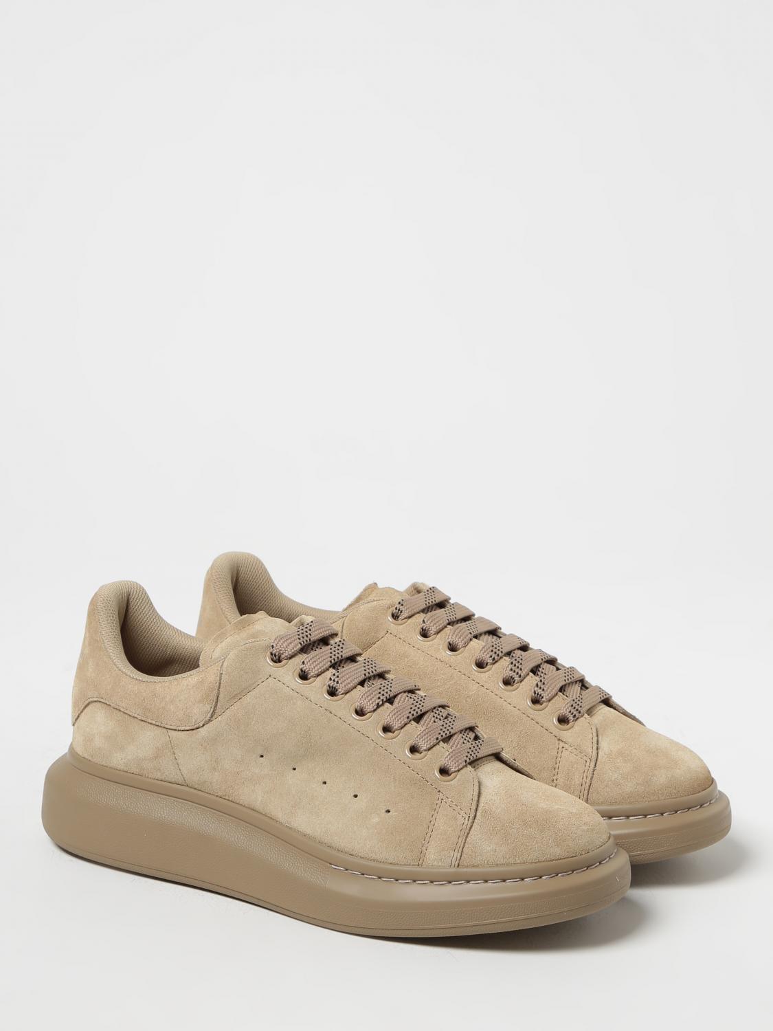 MCQUEEN: Sensory C.F. sneakers in suede - Beige | McQueen sneakers