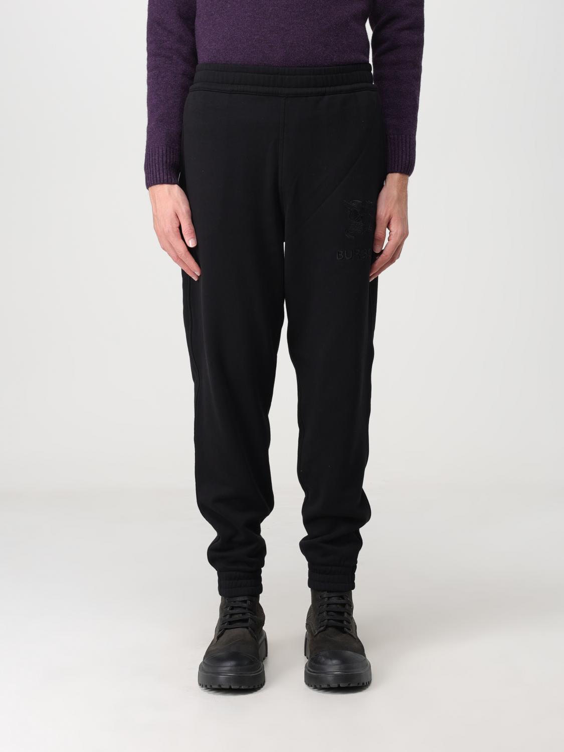 Burberry Vintage Burberry Pants Mens Purple BURBERRY: Jogger Pants