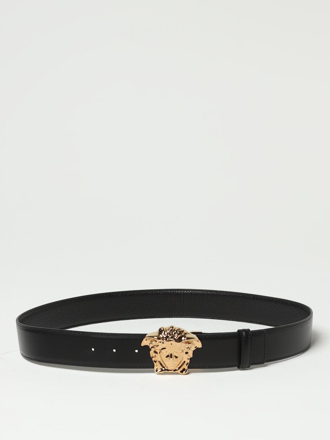 Versace La Medusa reversible leather belt - Black | DCU67051A07741