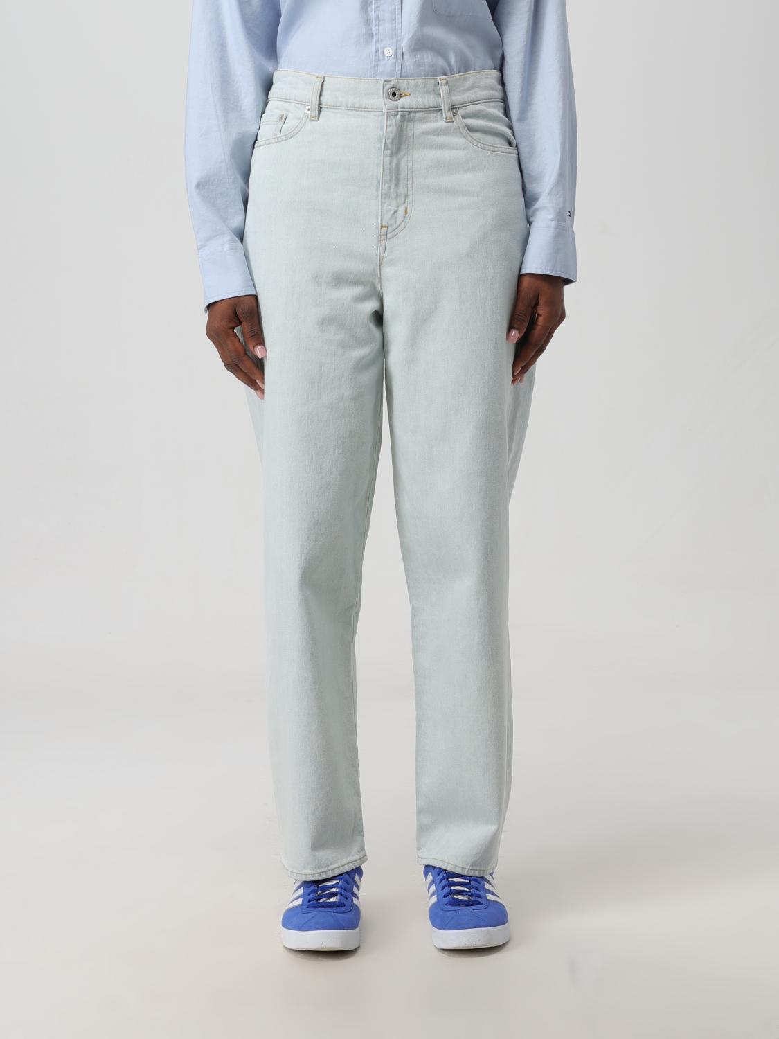 デニム・ジーパン KENZO Woman Jeans Gnawed Blue FD62DP2156B4 DB Kenzo Outlet: denim jeans - Gnawed Blue | Kenzo jeans