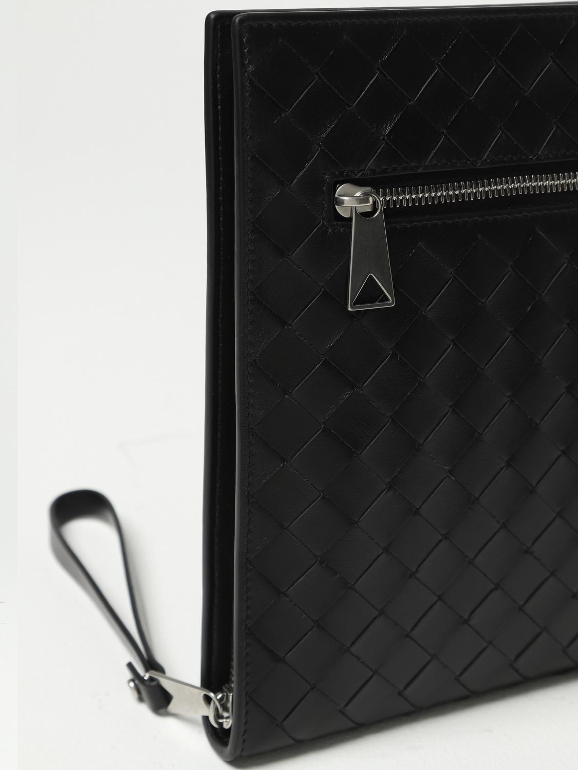 BOTTEGA VENETA FOLDERS: Bottega Veneta intreccio leather document holder, Black - Img 3