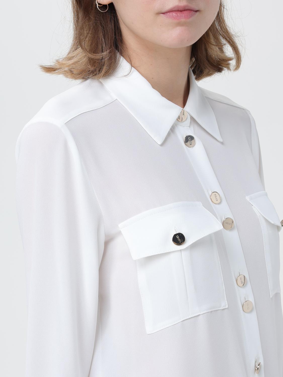 LIU JO CAMICIA: Camicia Liu Jo ecosostenibile, Bianco - Img 3
