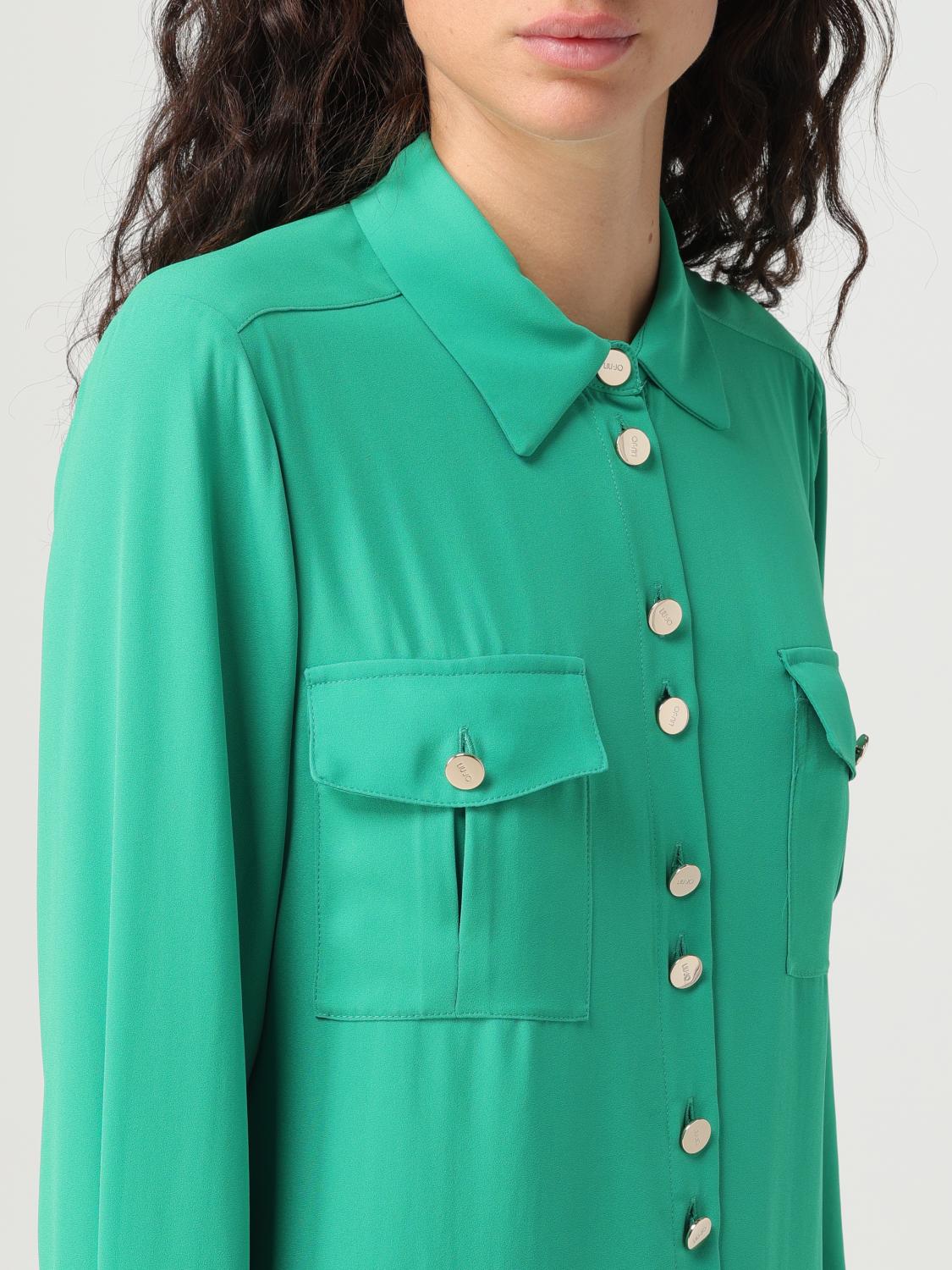 LIU JO CAMICIA: Camicia Liu Jo ecosostenibile, Verde - Img 3