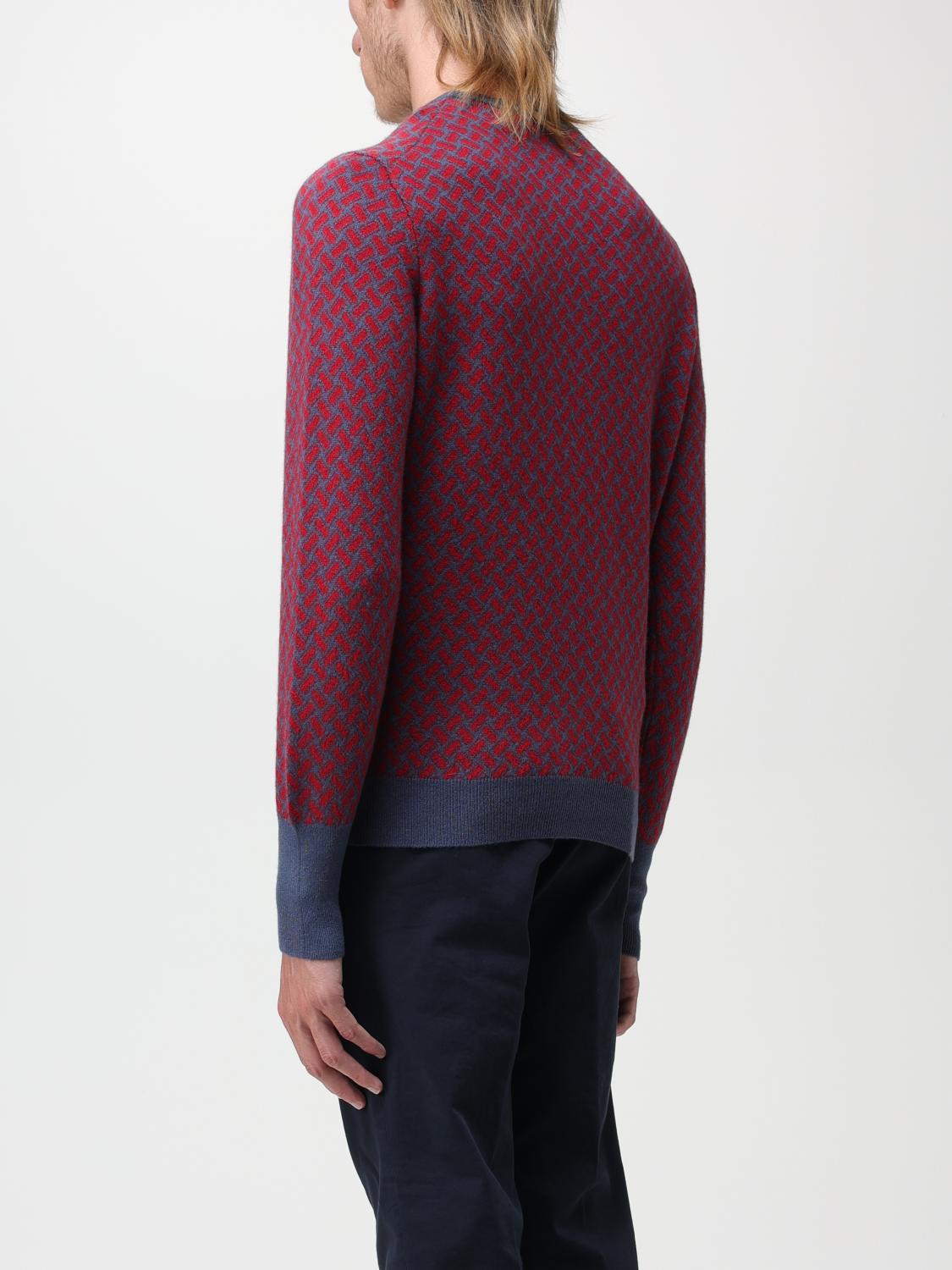 DRUMOHR SWEATER: Drumohr sweater in jacquard cashmere, Red - Img 2