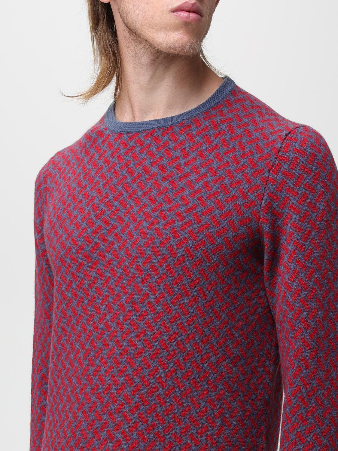 DRUMOHR SWEATER: Drumohr sweater in jacquard cashmere, Red - Img 3