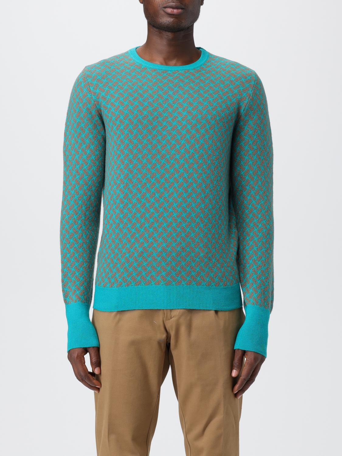 DRUMOHR SWEATER: Drumohr sweater in jacquard cashmere, Camel - Img 1