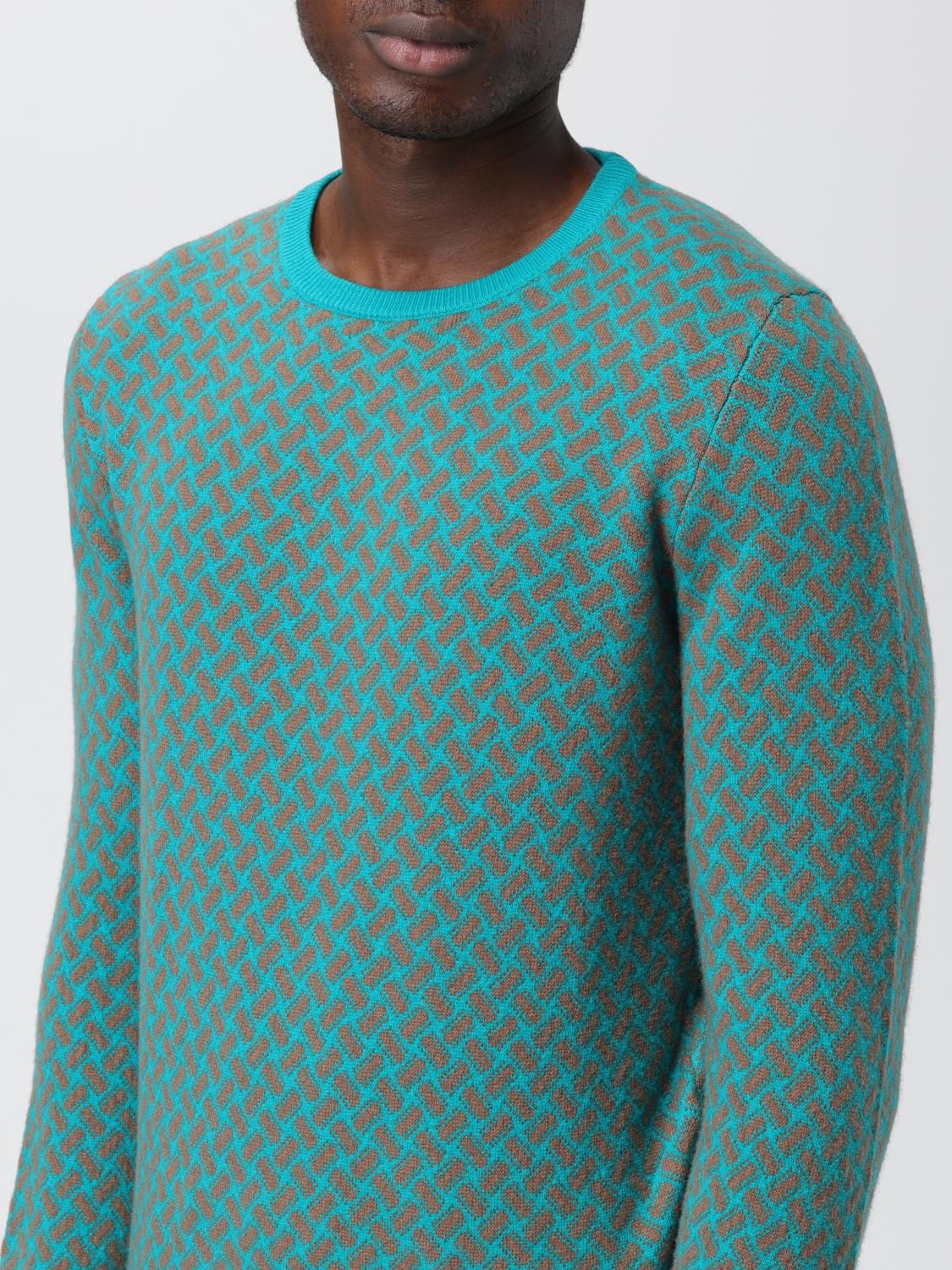 DRUMOHR SWEATER: Drumohr sweater in jacquard cashmere, Camel - Img 3