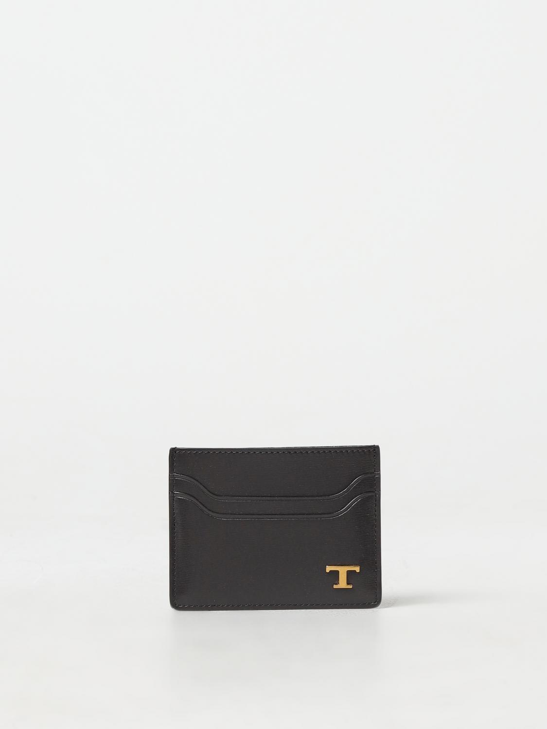 TOD'S WALLET: Tod's credit card holder in leather, Brown - Img 1