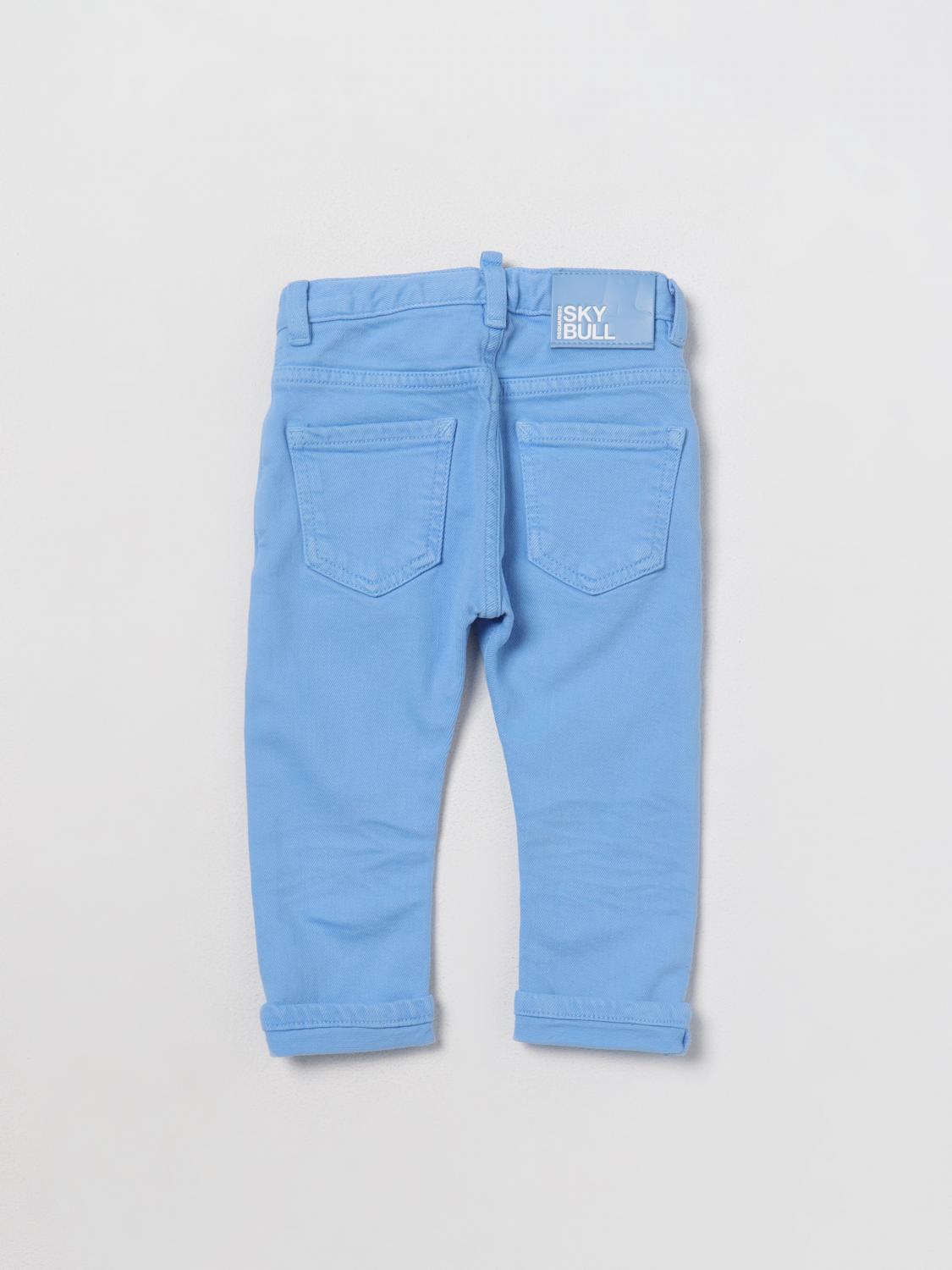 DSQUARED2 JEANS: Pantalon enfant Dsquared2 Junior, Bleu - Img 2