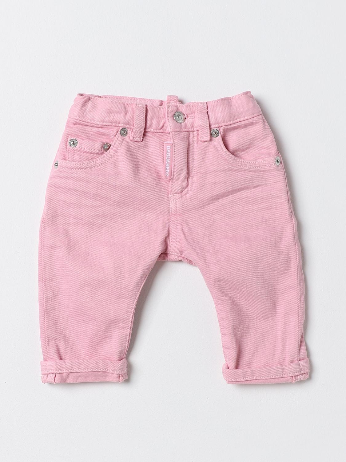 DSQUARED2 청바지: 팬츠 남아 Dsquared2 Junior, 핑크 - Img 1