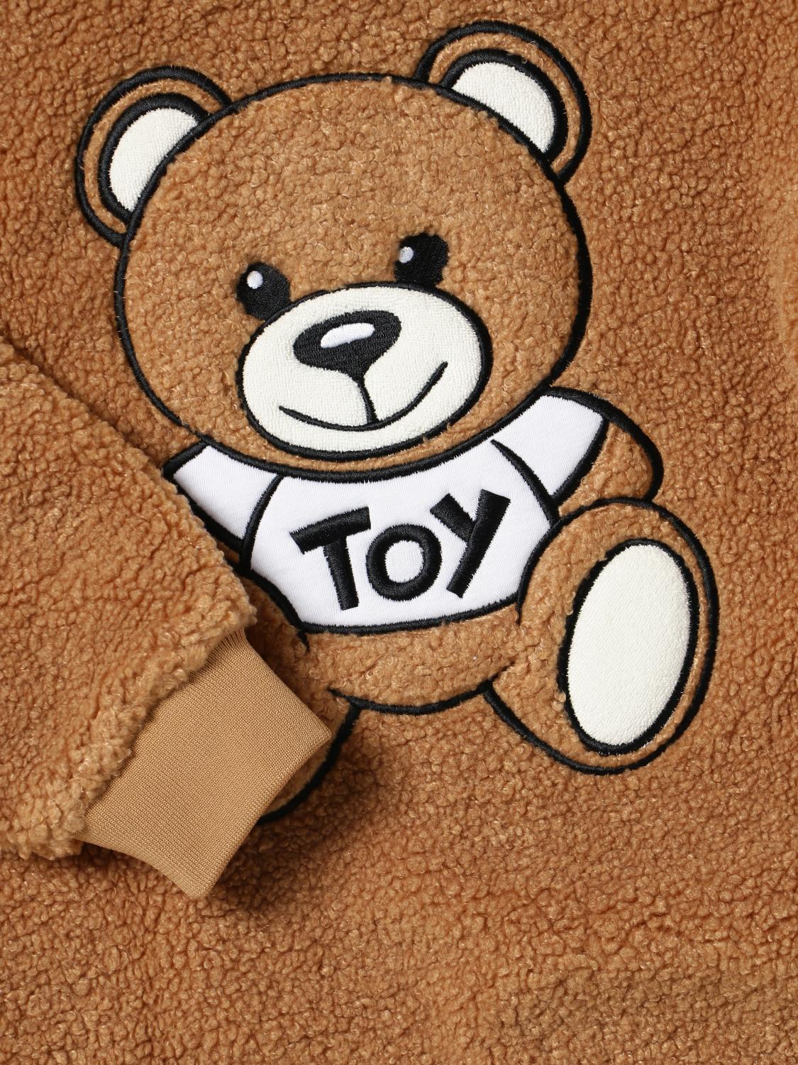 MOSCHINO CHAQUETA: Jersey niños Moschino Kid, Marrón - Img 3