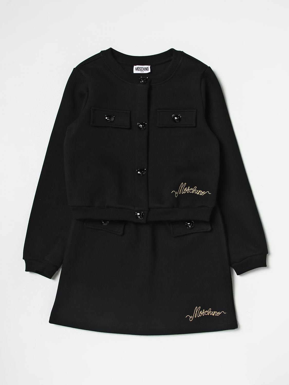 MOSCHINO CONJUNTO: Conjuntos niños Moschino Kid, Negro - Img 1