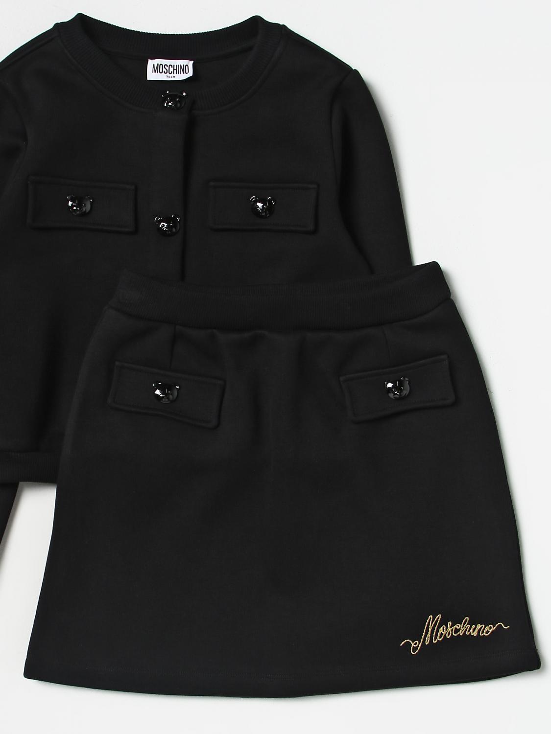 MOSCHINO CONJUNTO: Conjuntos niños Moschino Kid, Negro - Img 3