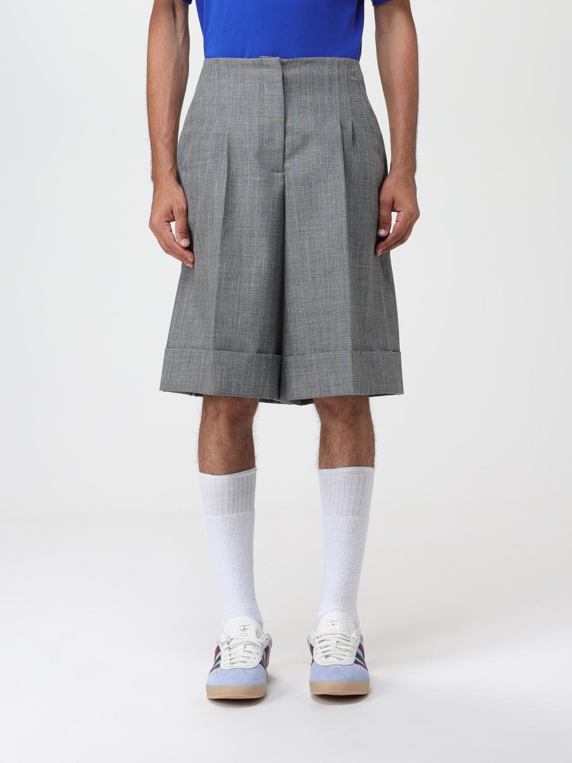 MSGM PANTALONES CORTOS: Pantalones cortos hombre MSGM, Gris - Img 1