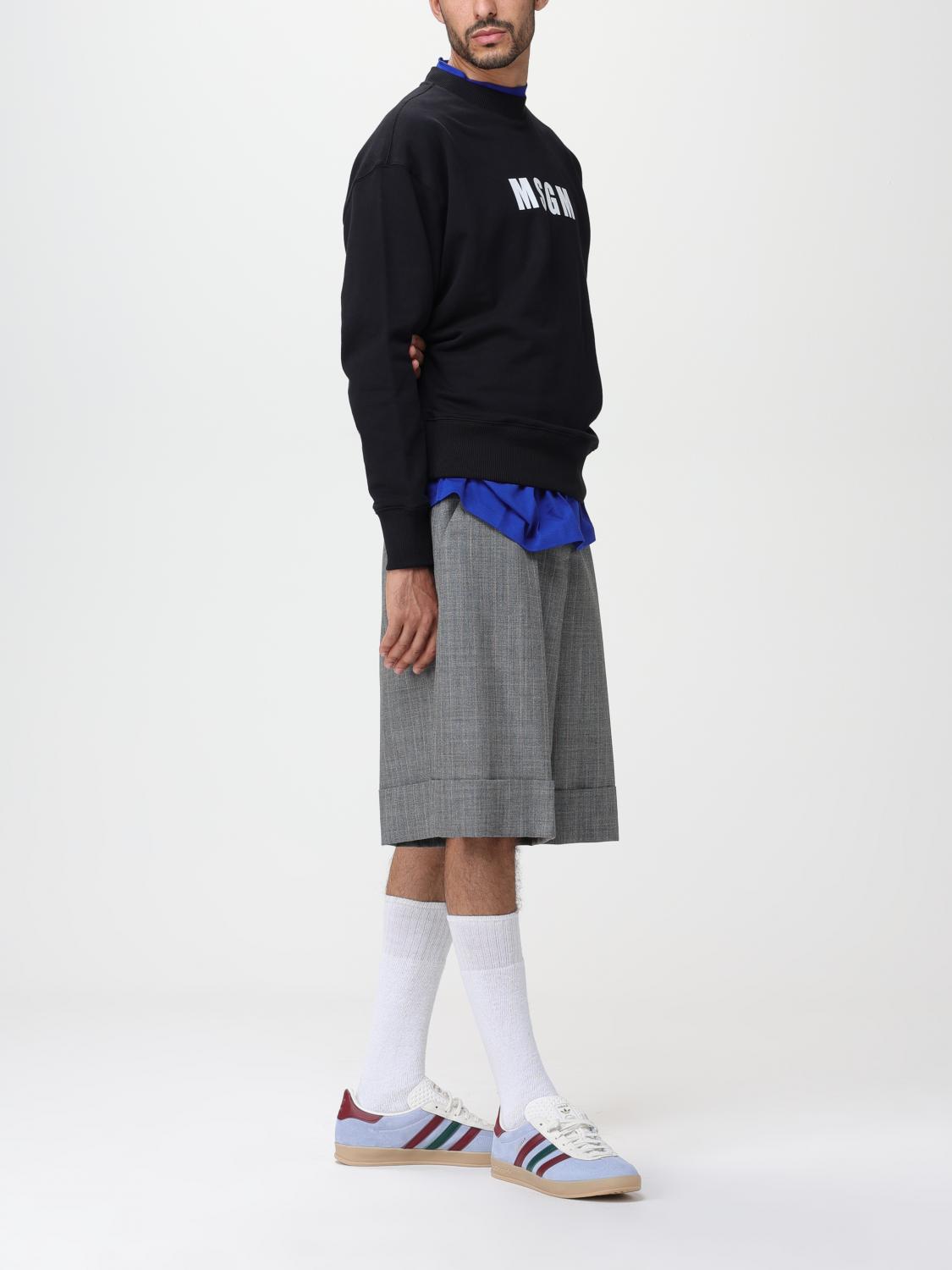 MSGM PANTALONES CORTOS: Pantalones cortos hombre MSGM, Gris - Img 2
