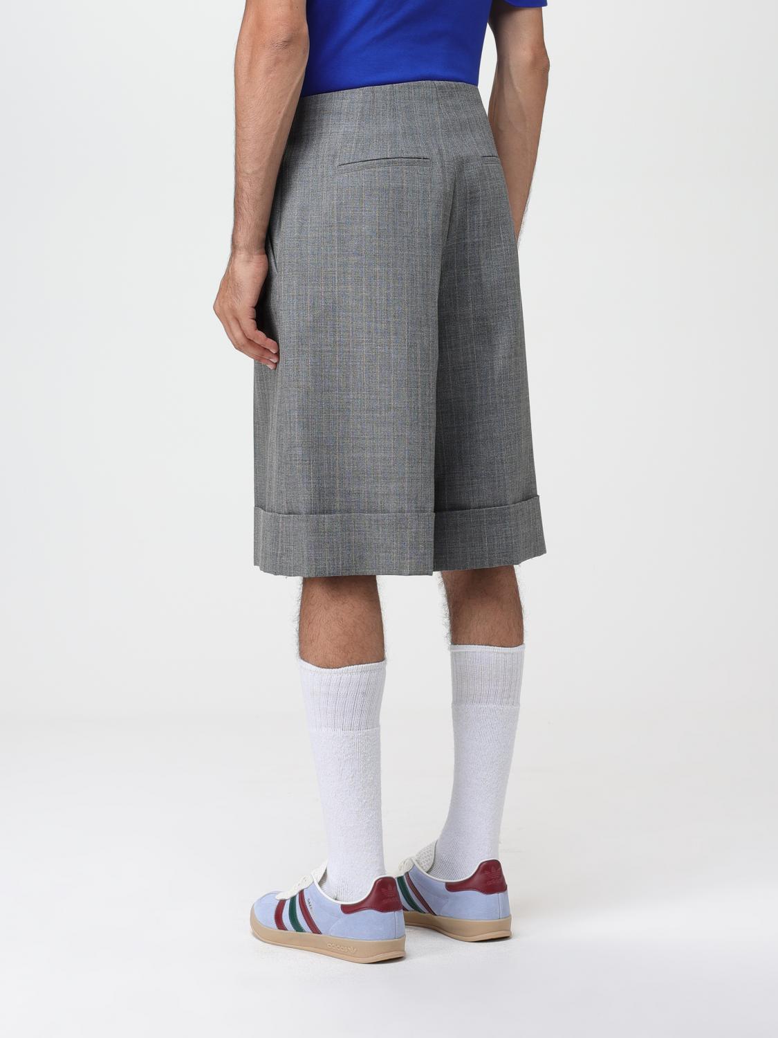 MSGM PANTALONES CORTOS: Pantalones cortos hombre MSGM, Gris - Img 3