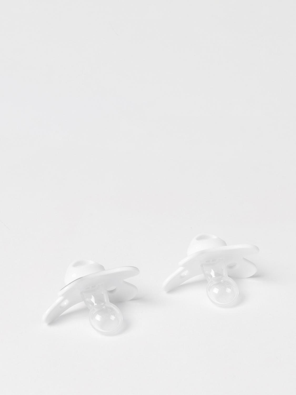 TOMMY HILFIGER CIUCCIO: Set 2 ciucci Tommy Hilfiger in pvc e silicone, Bianco - Img 2