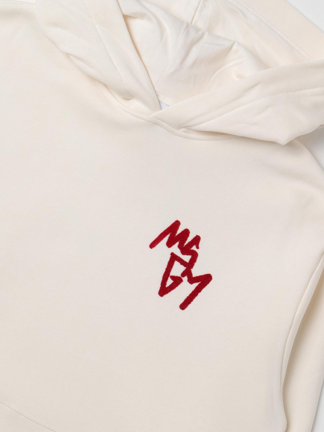 MSGM KIDS JERSEY: Jersey niños MSGM Kids, Beige - Img 3