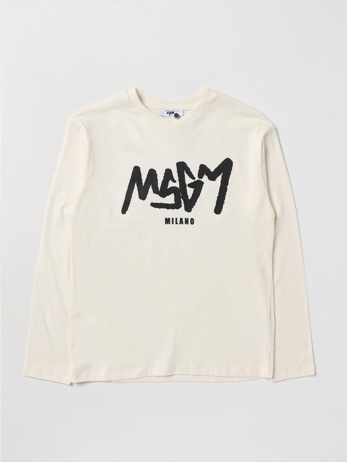 MSGM KIDS CAMISETA: Camiseta niños MSGM Kids, Beige - Img 1