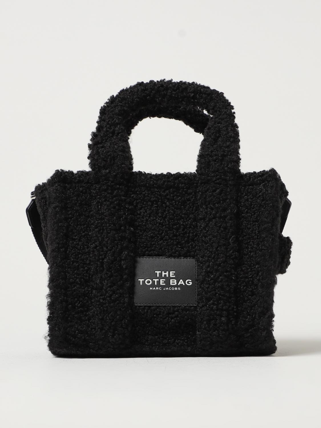 MARC JACOBS: The Tote Bag in synthetic fur Black Marc Jacobs