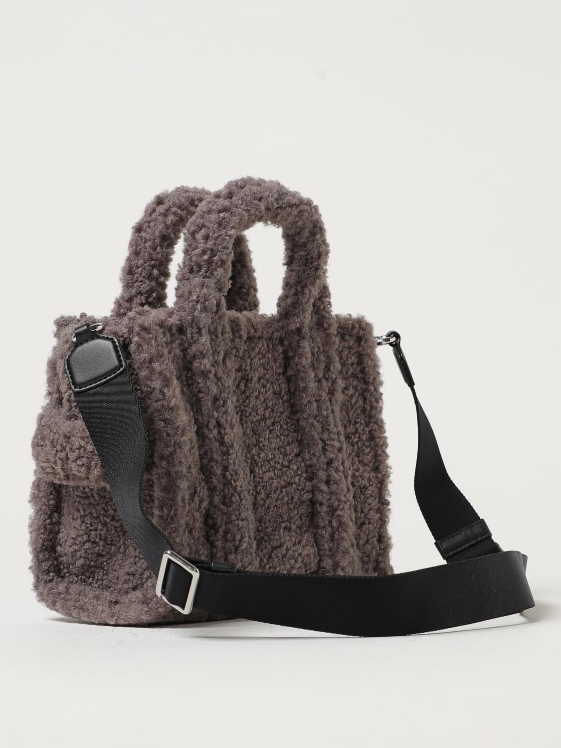 MARC JACOBS BORSA A MANO: Borsa The Tote Bag Marc Jacobs in pelliccia sintetica, Grigio - Img 2