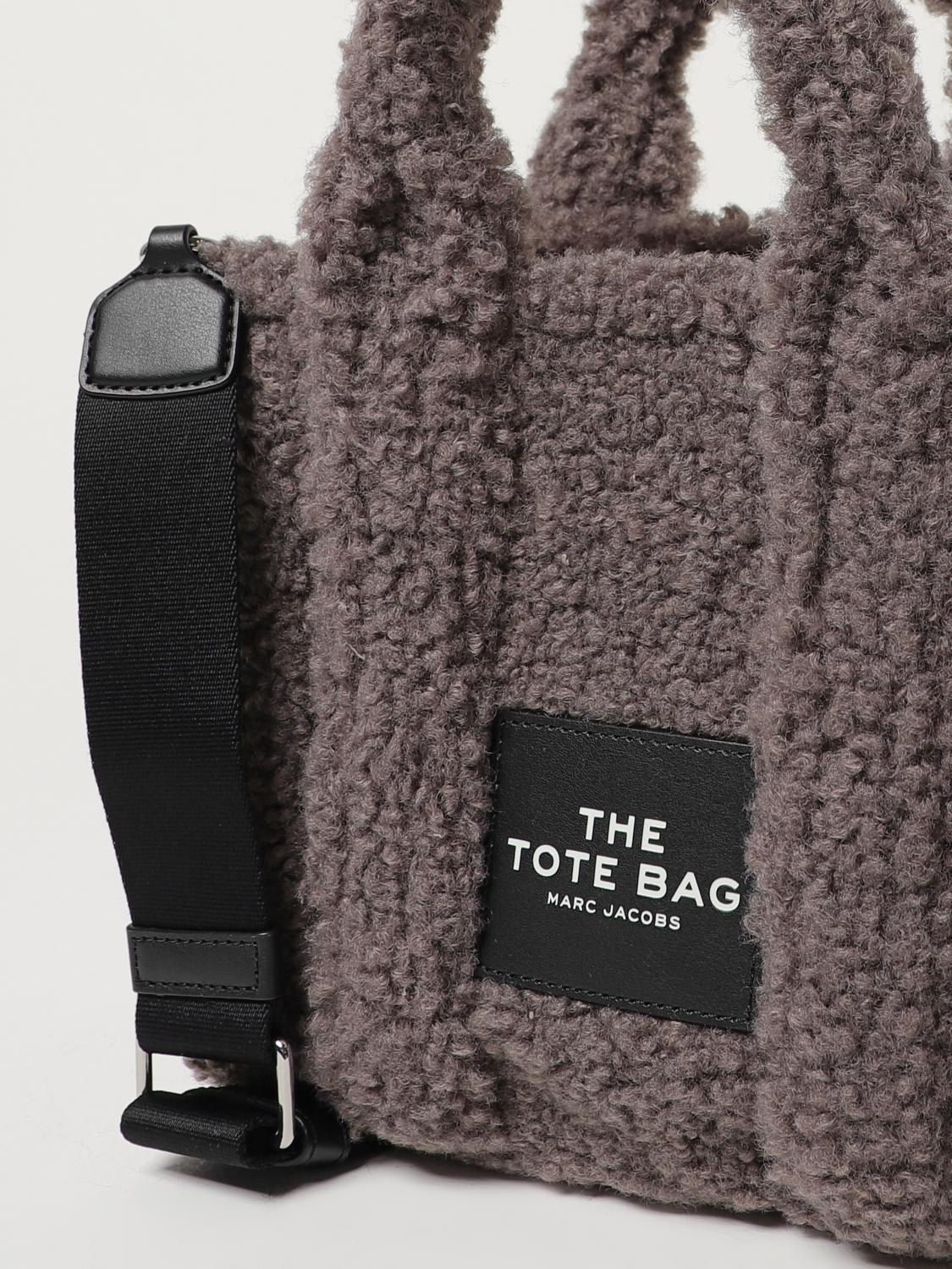 MARC JACOBS BORSA A MANO: Borsa The Tote Bag Marc Jacobs in pelliccia sintetica, Grigio - Img 3