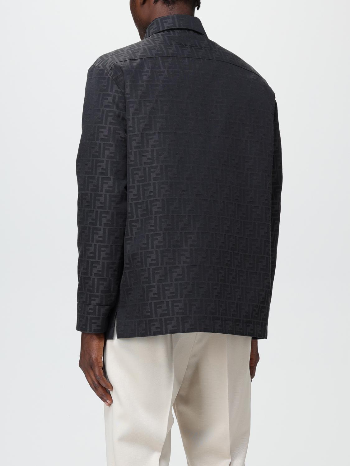 Fendi Go-To canvas jacket with all-over FF pattern - Black | FW1141A6WJ ...