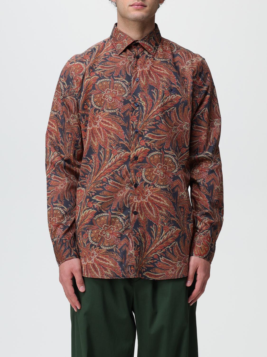 ETRO CAMISA: Camisa hombre Etro, Azul Oscuro - Img 1
