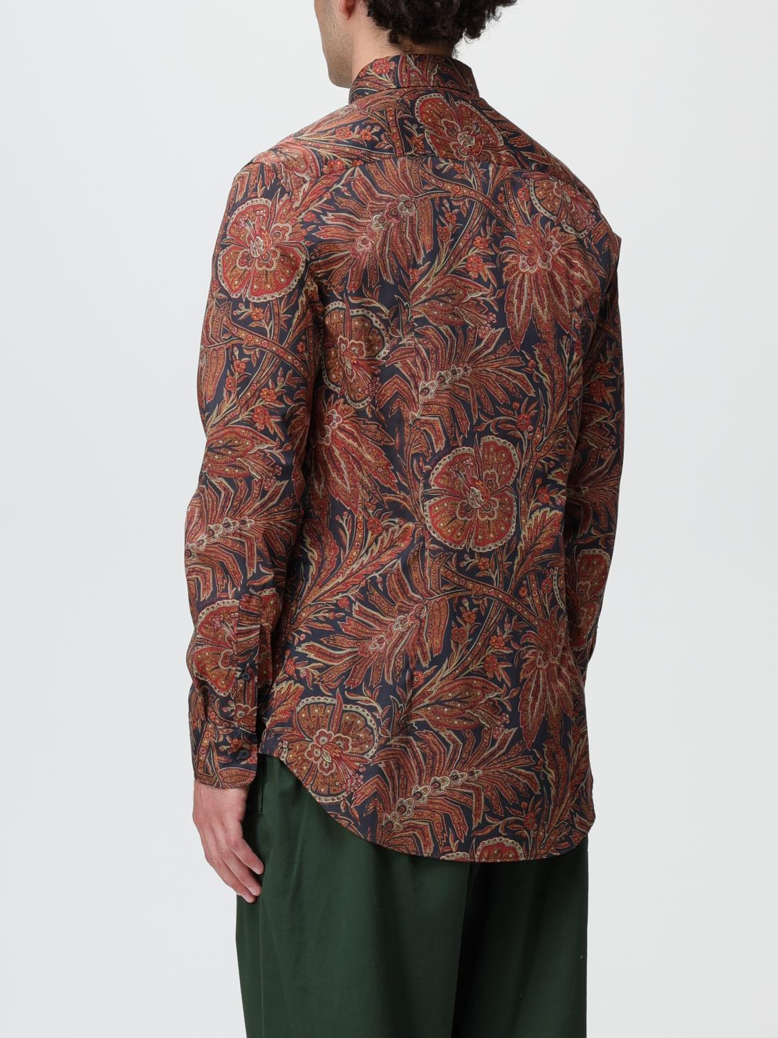 ETRO CAMISA: Camisa hombre Etro, Azul Oscuro - Img 3