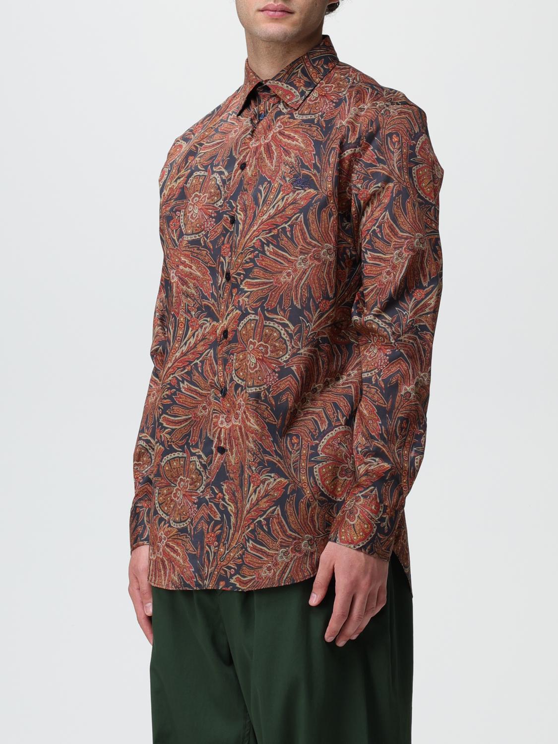 ETRO CAMISA: Camisa hombre Etro, Azul Oscuro - Img 4