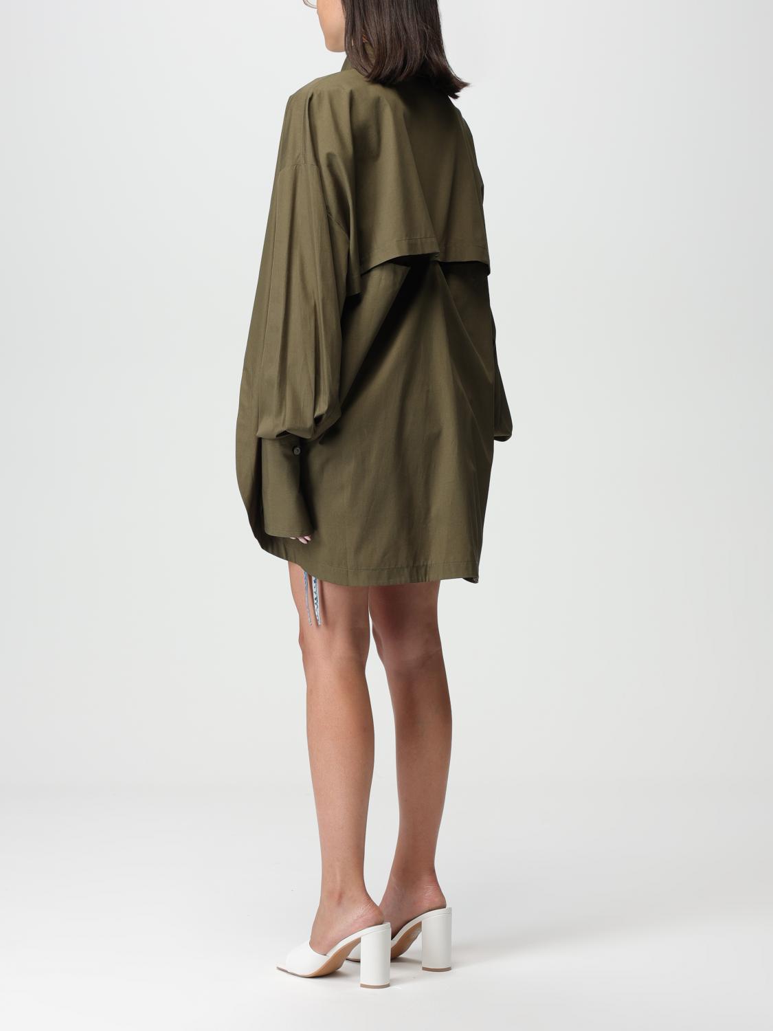 THE ATTICO CAMISA: Camisa mujer The Attico, Verde - Img 3