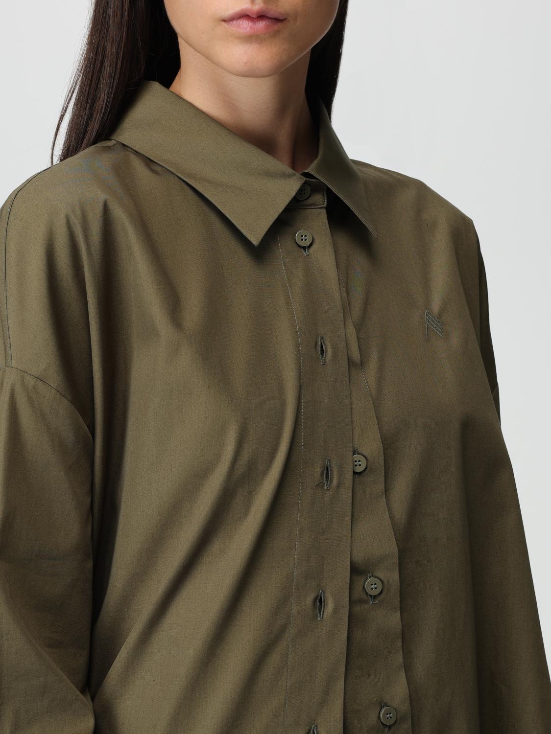 THE ATTICO CAMISA: Camisa mujer The Attico, Verde - Img 5