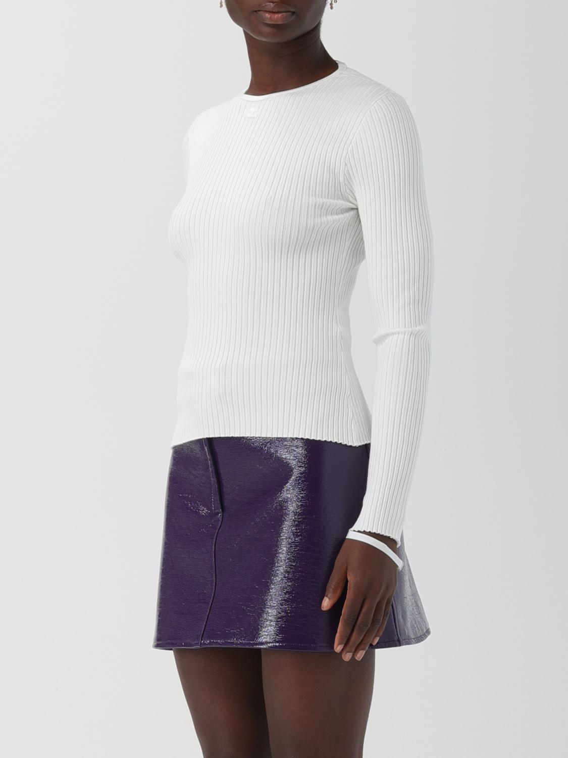 COURRÈGES PULL: Pull femme CourrÈges, Blanc - Img 4