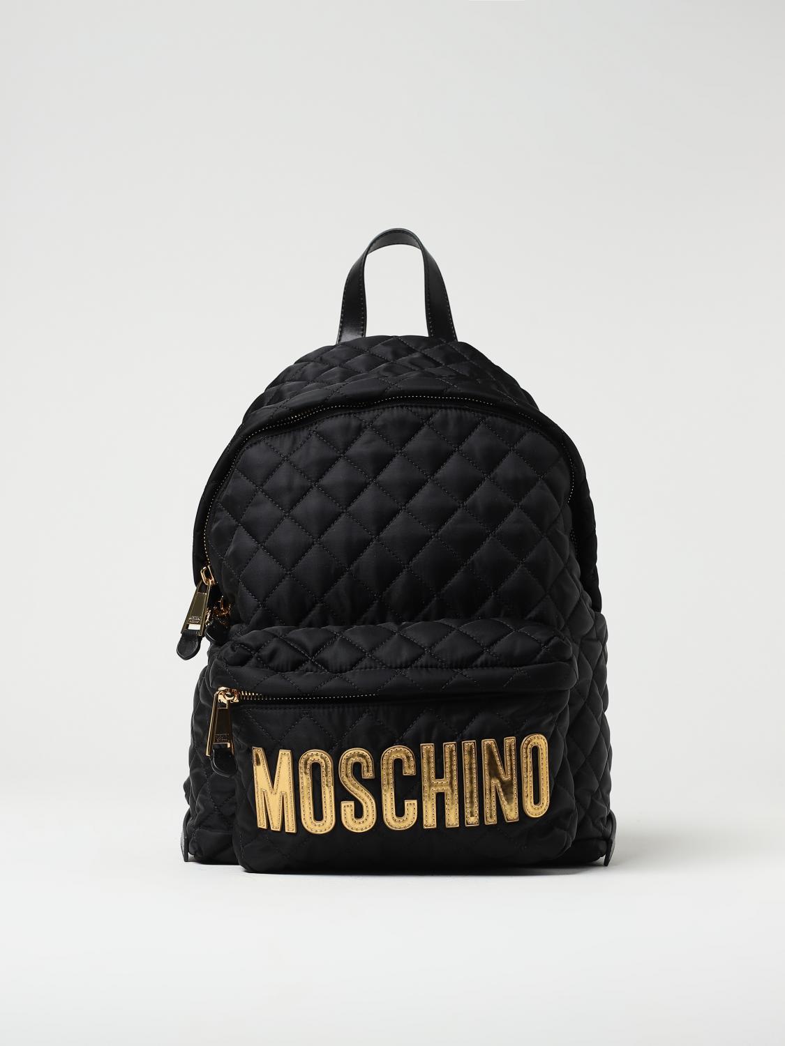 Moschino Couture quilted nylon backpack - Black | 76078201  display picture 3
