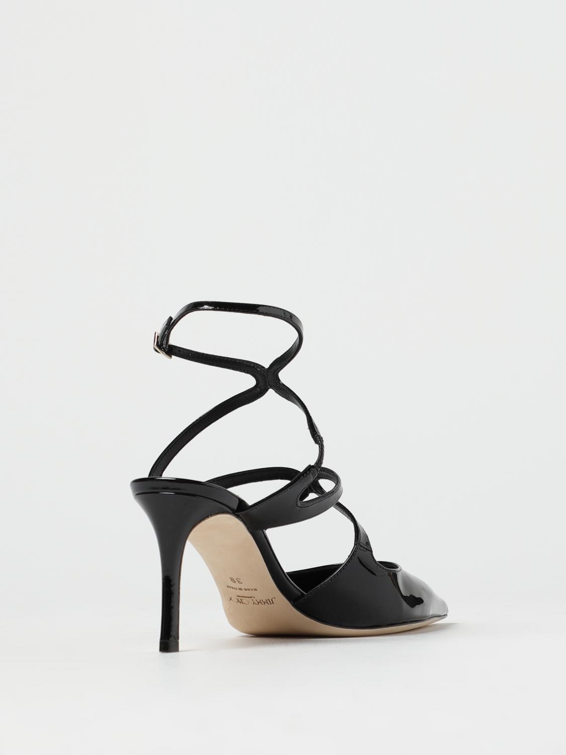 Jimmy Choo パンプス レディース - ブラック | AZIA PUMP 75 PAT
